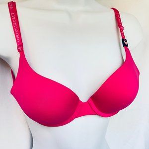 Victoria's Secret Fuschia 32B underwire padded bra NWT